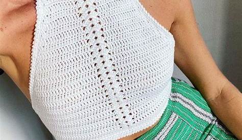 Top De Croche Frente Unica Cropped Pesquisa Google Cropped