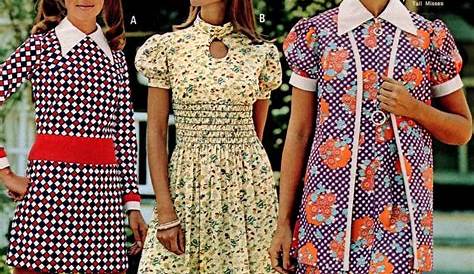 Hip vintage '70s dresses & skirts women wore in the spring & summer of