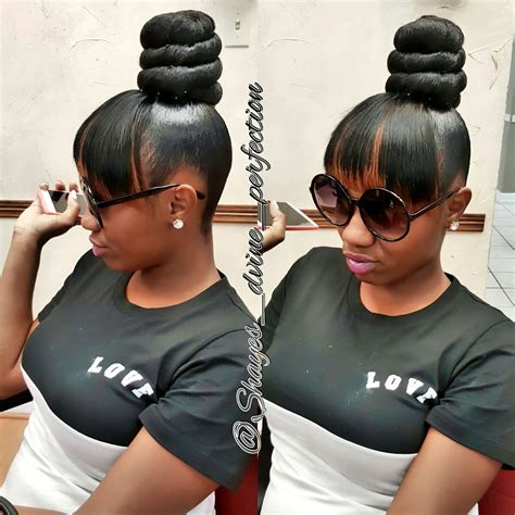 10+ Top Knot Bun With Bangs Fashion Style