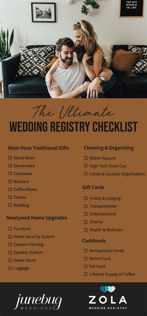 Tips and suggestions on how to create the ultimate wedding registry in