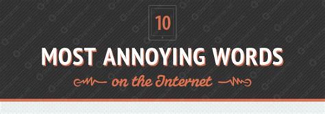 top 10 most annoying words