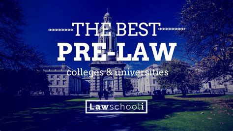 top 10 pre law schools