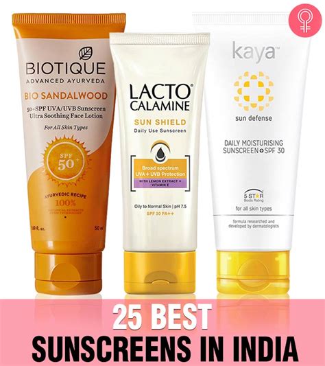 top 10 sunscreen brands in india