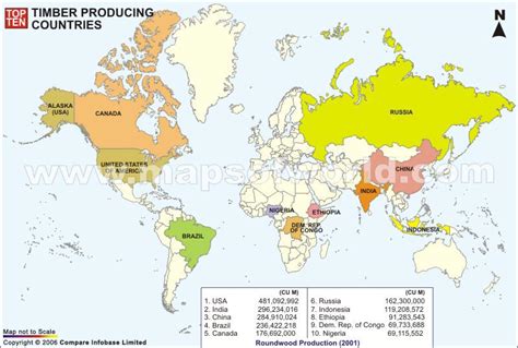 Top 10 Timber Producing Countries