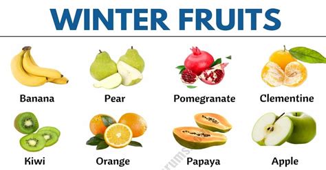 top 10 winter fruits