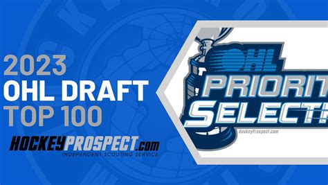 top 300 ohl draft prospects 2024 predictions