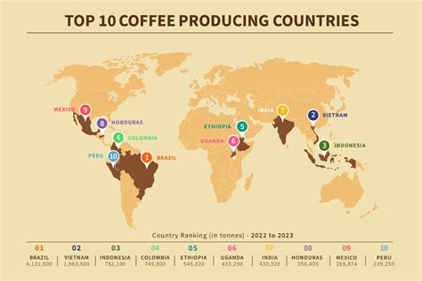 Top 5 Coffee Countries