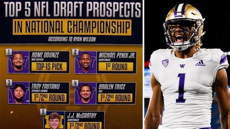 Top 5 Nfl Draft Prospects