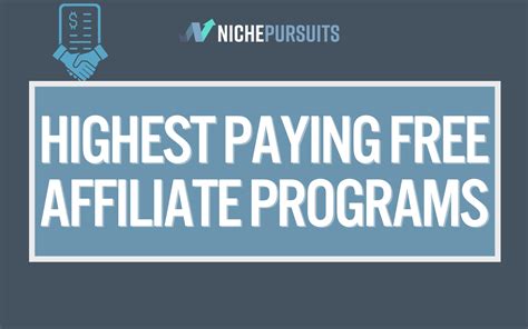 top affiliate programs free