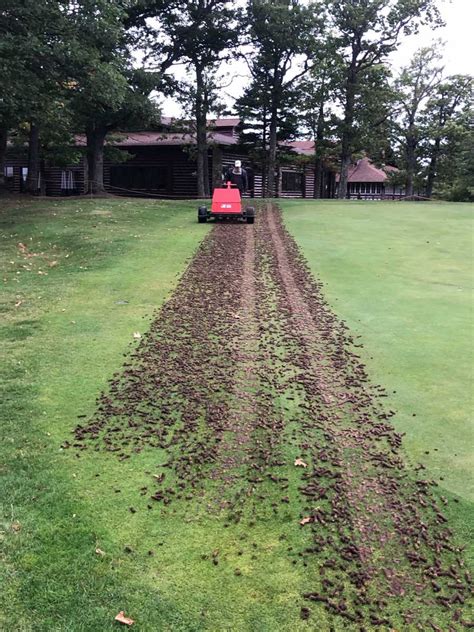 Top Dressing Before Aeration