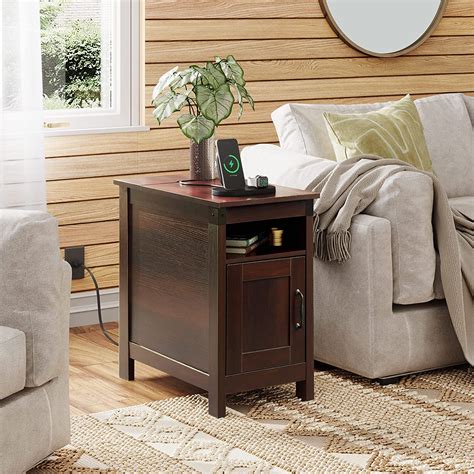 Top End Table With Storage