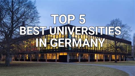 top free universities in germany