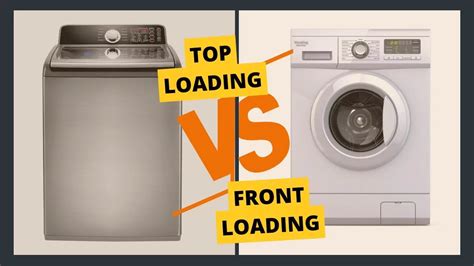 Top Loading And Front Loading Washing Machine Difference