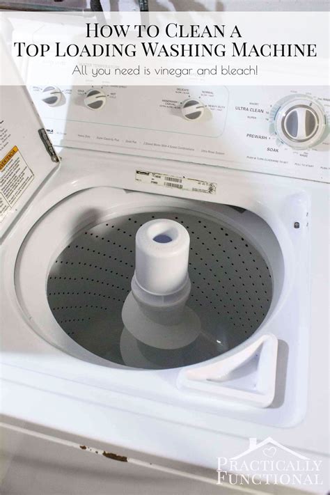 Top Loading Washing Machine Cleaning