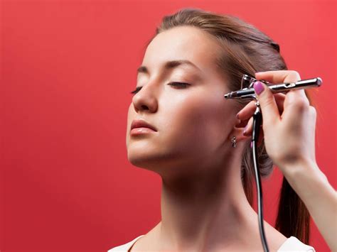 top makeup artist offering airbrush tips