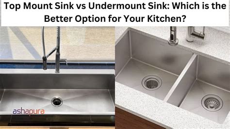 Top Mount Vs Bottom Mount Sink