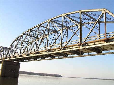 top of truss bridge