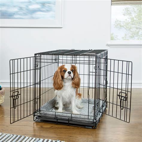 top paw double door folding dog crate