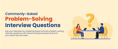 top problem solving interview questions