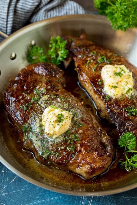 top sirloin steak with garlic butter