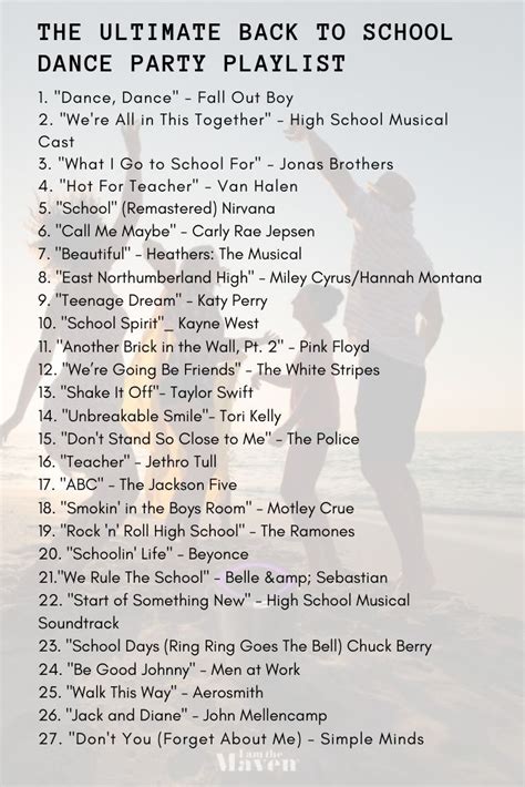 top songs for high school kids