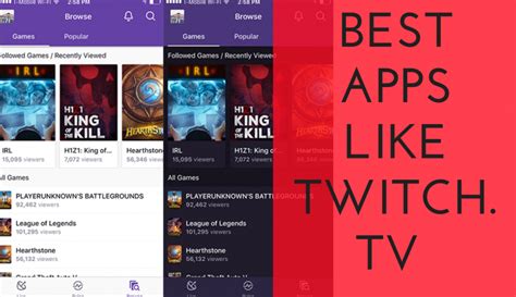 top streaming platforms like twitch