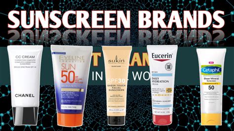 top sunscreen brands