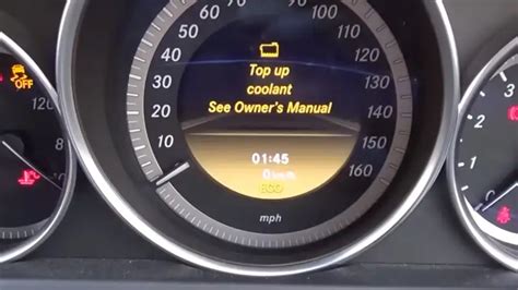 top up coolant mercedes c class 2017