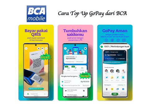 Cara Top Up GOPAY BCA Mobile Banking OneKlik 2020 TUMOUTOUNEWS