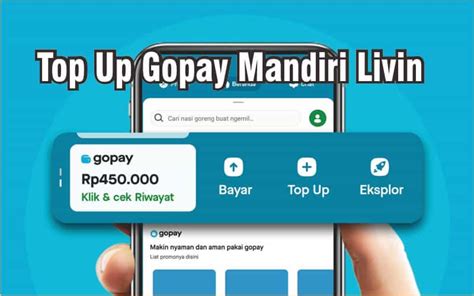 top up gopay livin mandiri