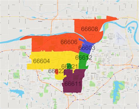 Topeka Zip Codes Address
