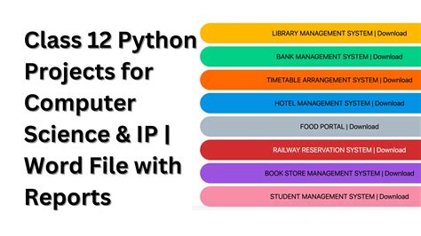 topics for computer science project class 12 python with source code