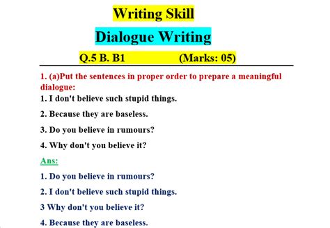 topics for dialogue writing for class 5