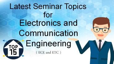 topics for ece presentation