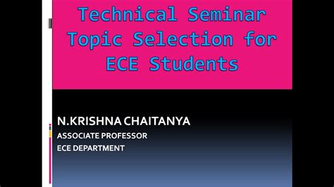 topics for paper presentation for ece