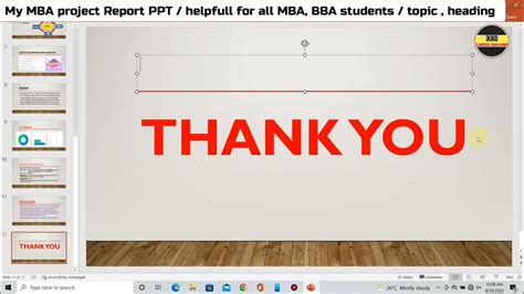 topics for powerpoint presentation for mba students