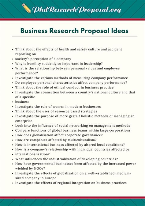 topics for research proposal in commerce