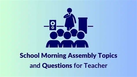 topics for speech in morning assembly in english