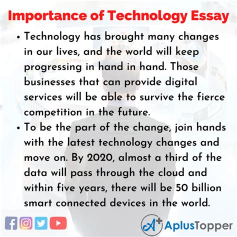 topics for speech related to technology