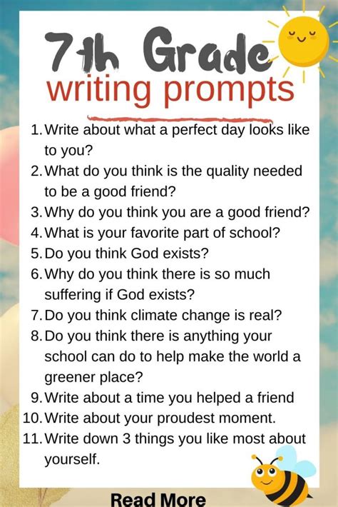 topics for writing prompts