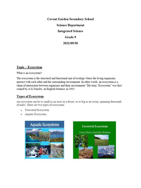 topics in integrated science