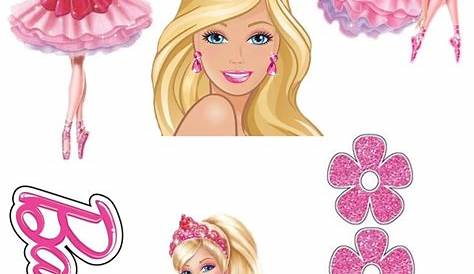 Topper De Bolo Barbie Bailarina Para Imprimir - Compartilhar Bolo