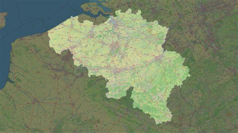 Topo Map Belgium