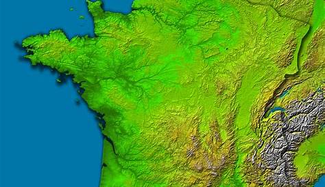 France Elevation and Elevation Maps of Cities, Topographic Map Contour