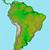 topographic map of south america