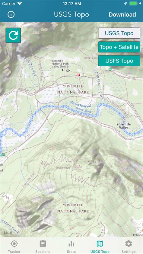 Topographic Map Iphone
