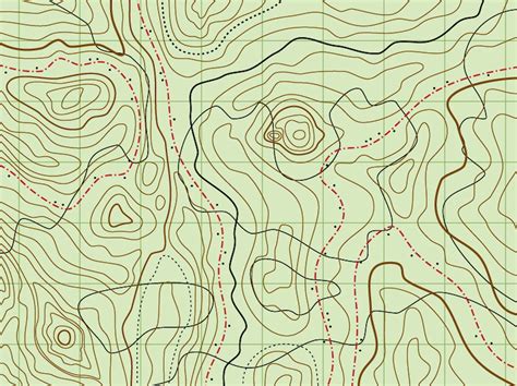 Topographic Map Use Lines