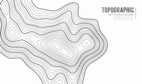 Topographic Map With Contours