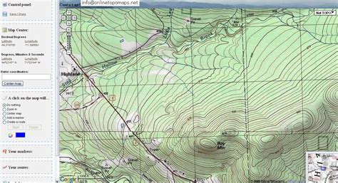 Topographic Maps Interactive