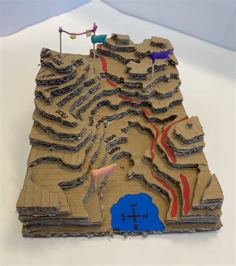 3D Topographic Map Project For Kids